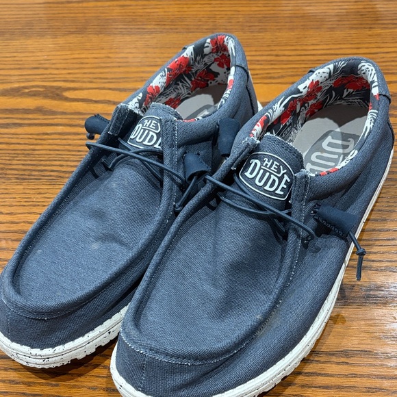 Hey Dude Men's Dark Gray Loafers - Picture 2 of 3